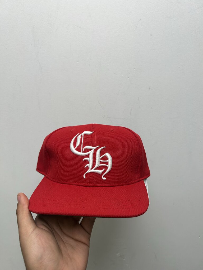 New Chrome Hearts Red CH Baseball Hat