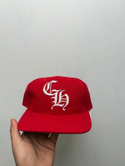 New Chrome Hearts Red CH Baseball Hat