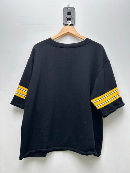 Preowned Celine Black Yellow Tee Size Medium
