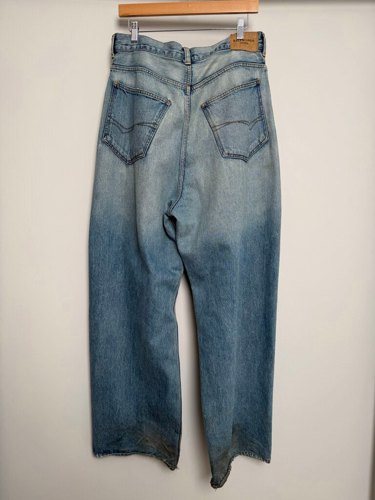 Pre-Owned Balenciaga Indigo Denim Sz. XS
