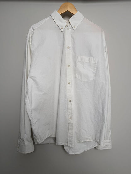 Pre-Owned Balenciaga White Button Up Sz.