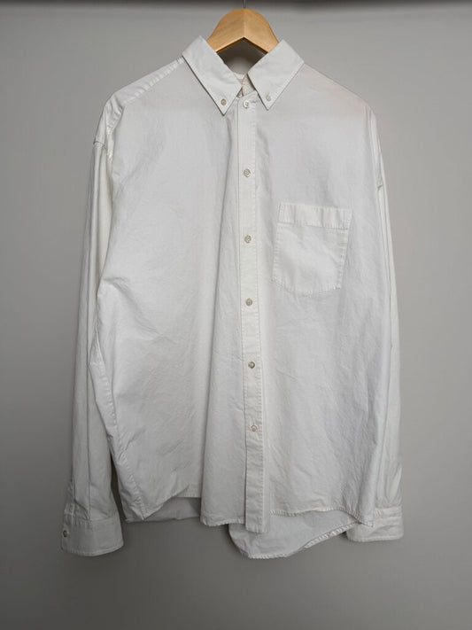 Pre-Owned Balenciaga White Button Up Sz.