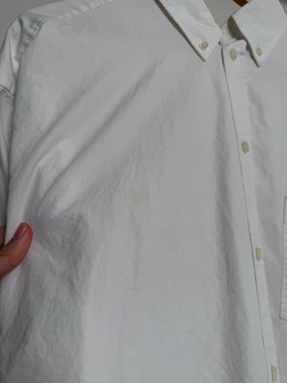Pre-Owned Balenciaga White Button Up Sz.