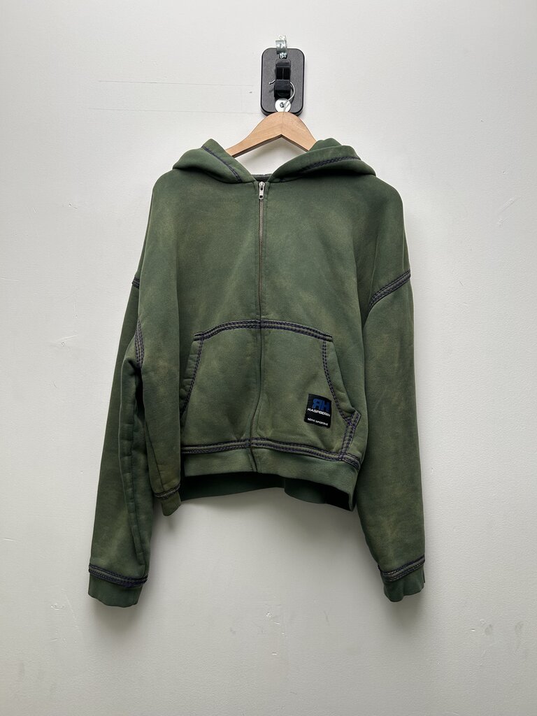 Preowned Gv Gallery green Skunk Hoodie Size Medium