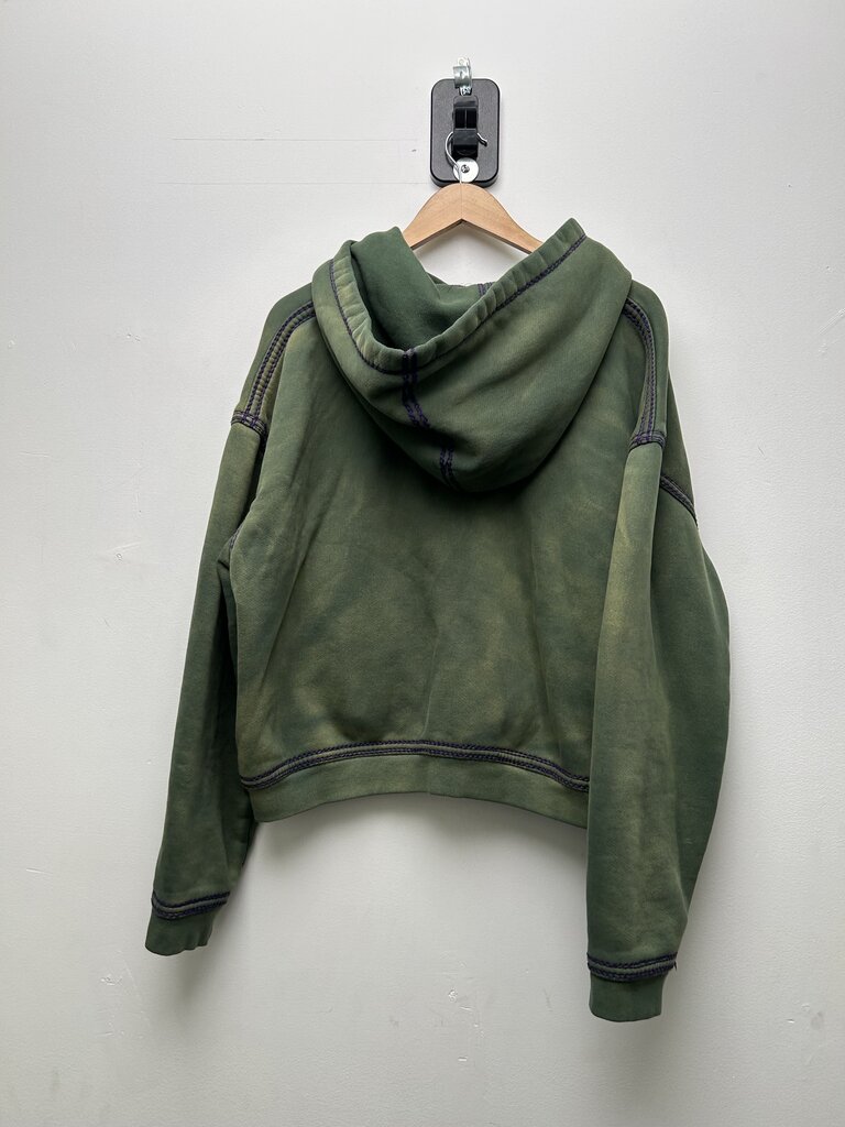Preowned Gv Gallery green Skunk Hoodie Size Medium