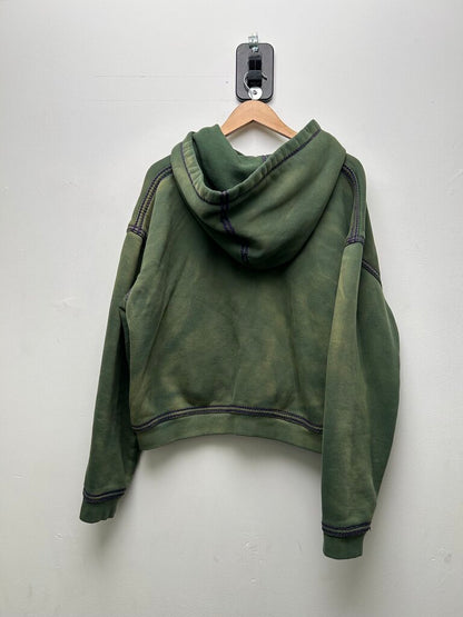 Preowned Gv Gallery green Skunk Hoodie Size Medium