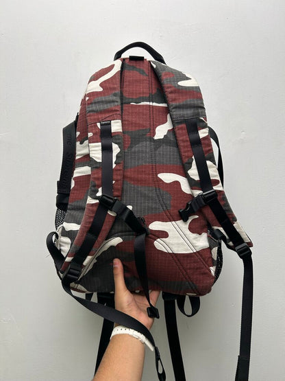 Preowned Supreme Red Camo Backpack