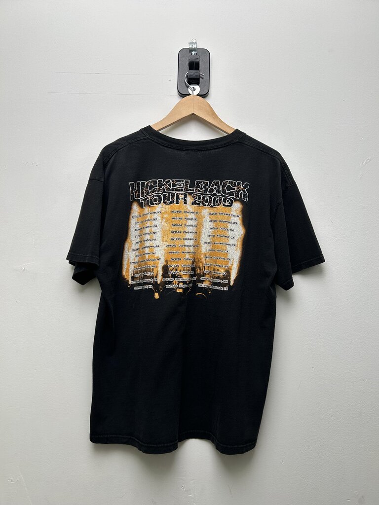 2009 Nickleback Black Orange Tour Tee sz.XL