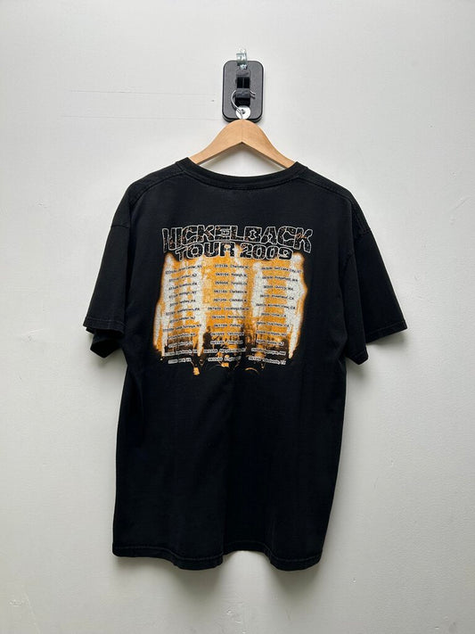 2009 Nickleback Black Orange Tour Tee sz.XL