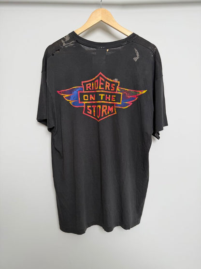 90s The Doors Riders On Storm Black Tee size XL