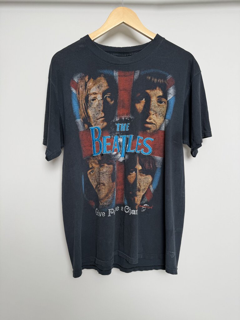 90's The Beatles Give Peace a Chance Tee Sz. L
