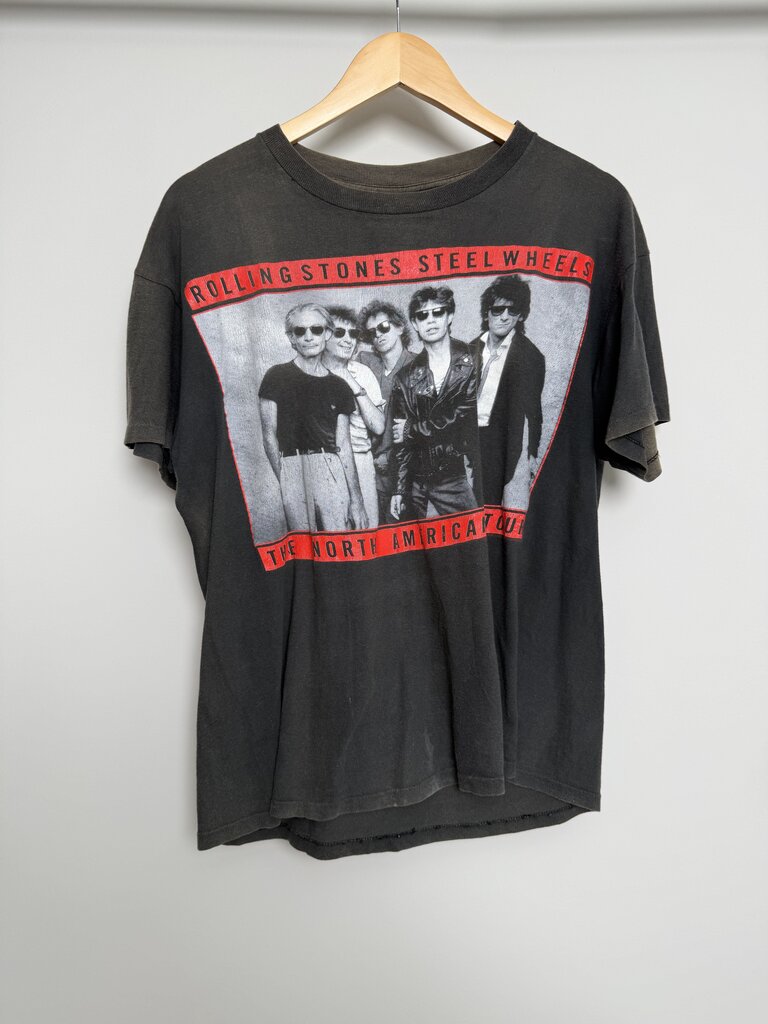 90's Rolling Stones Steelwheels Tee Sz. L
