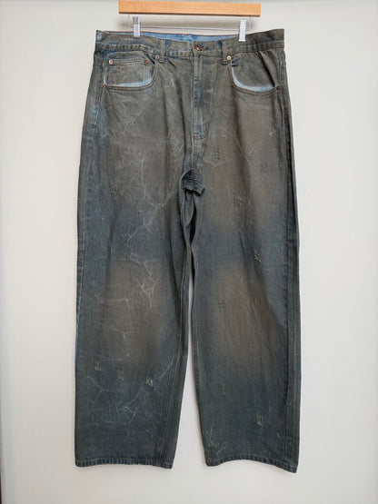 Pre-Owned GV Gallery Mudwash Denim Sz. XL