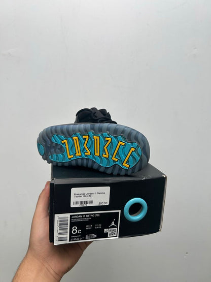 Preowned Jordan 11 Gamma Toddler Size 8C