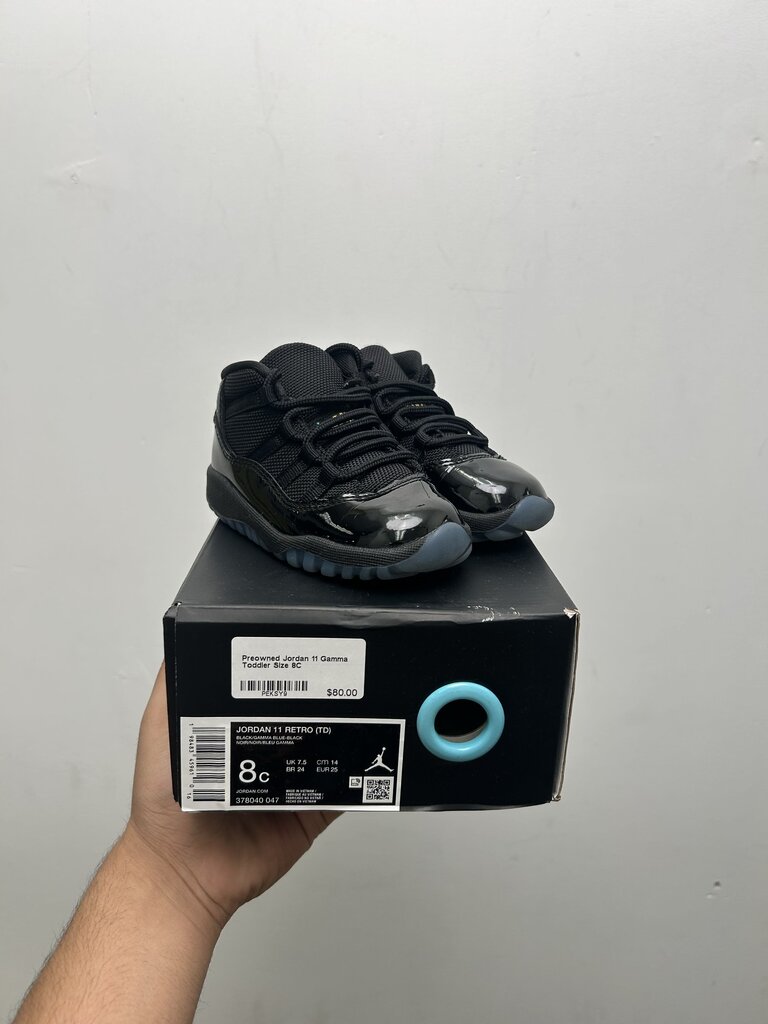 Preowned Jordan 11 Gamma Toddler Size 8C