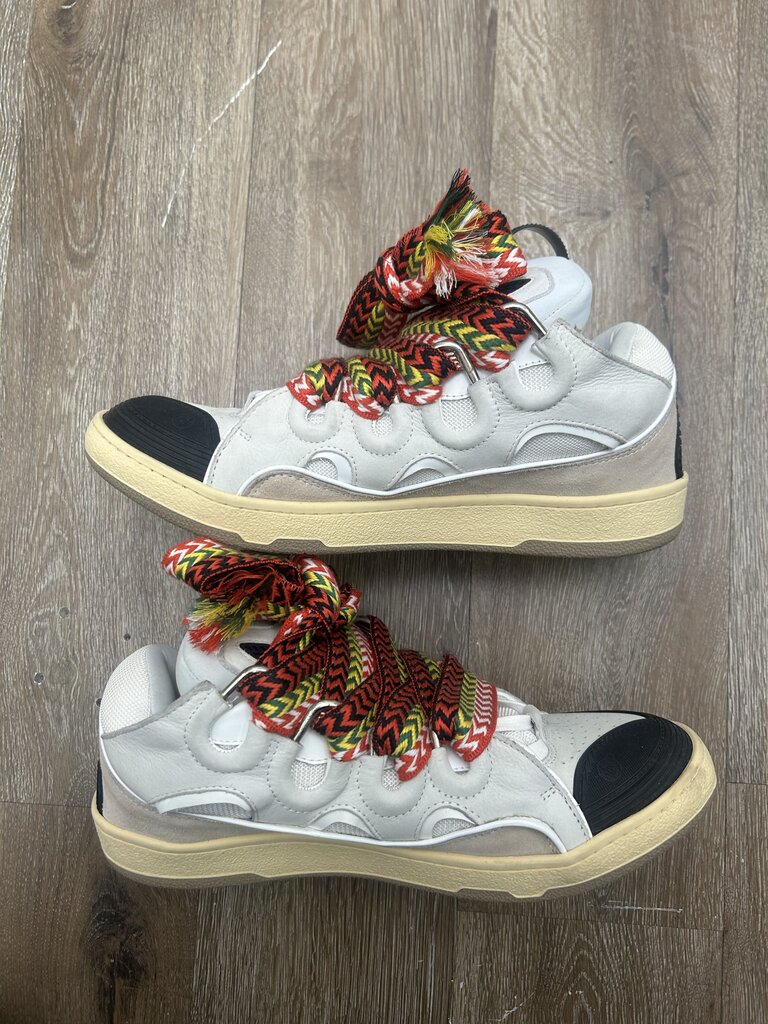 Preowned Lanvin Curb Cream OG Size 45 (No Box)