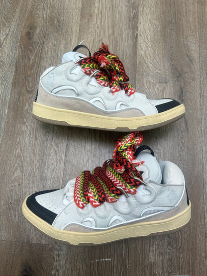 Preowned Lanvin Curb Cream OG Size 45 (No Box)