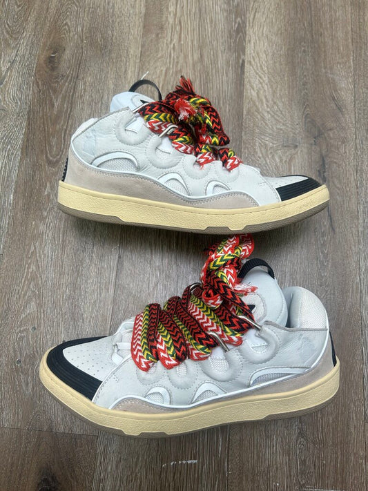 Preowned Lanvin Curb Cream OG Size 45 (No Box)
