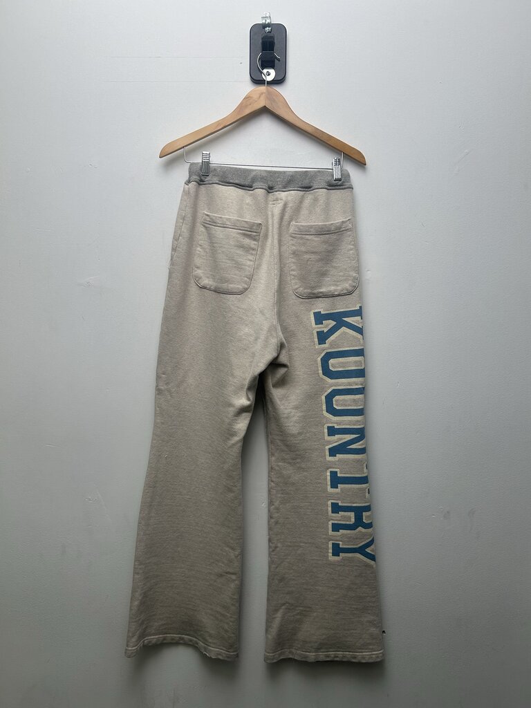 Preowned Kapital White Blue Double Knee Sweatpants Size 2