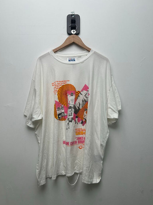 New HMDD White Pink James Mason Tee Size XXL
