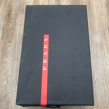 Preowned Prada Americas Cup Silver White sz.9
