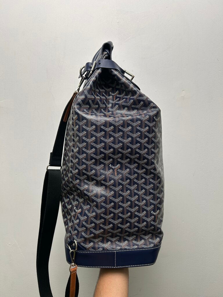 Goyard Steamer Bookbag Blue Navy