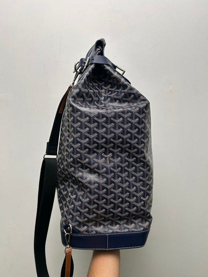 Goyard Steamer Bookbag Blue Navy
