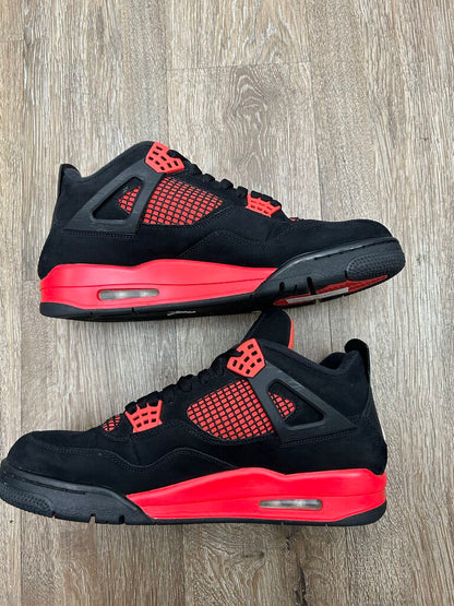 Preowned Jordan 4 Red Thunder Sz.12 (No Box)