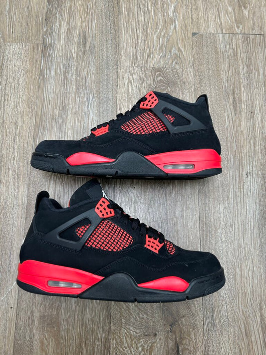 Preowned Jordan 4 Red Thunder Sz.12 (No Box)