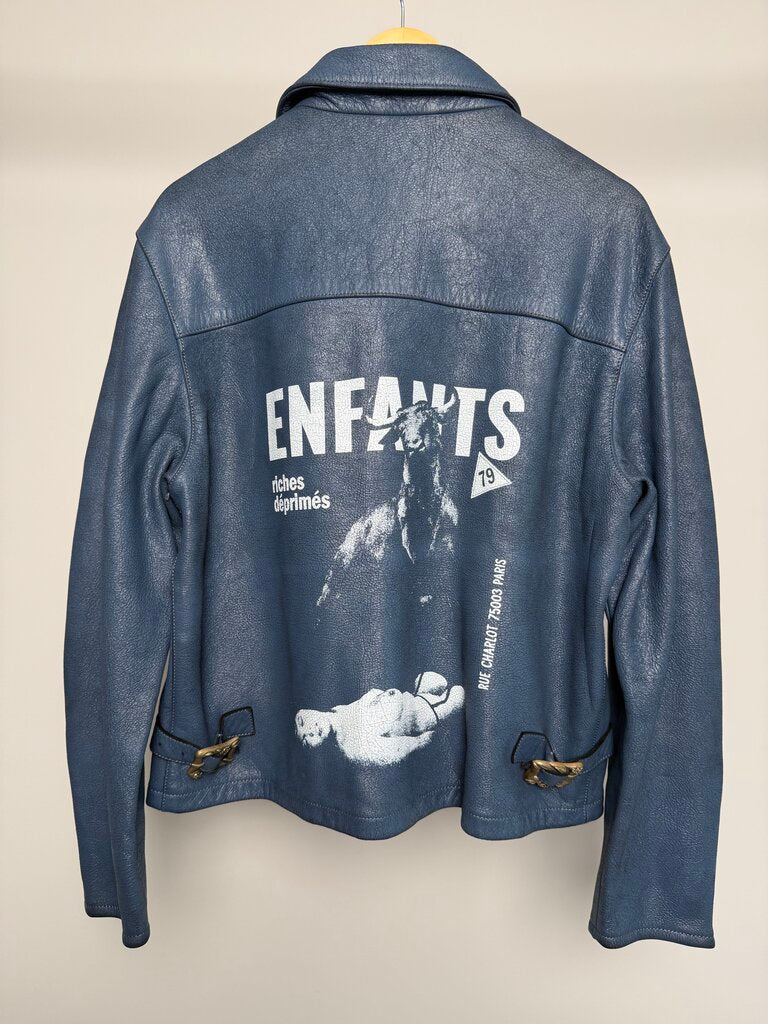 ERD Lamb Leather Spanish Elegy Moto Jacket size M