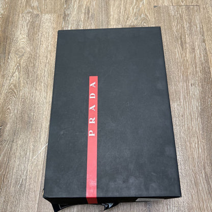 Preowned Prada Americas Cup Green White Silver sz.10(11.5M)