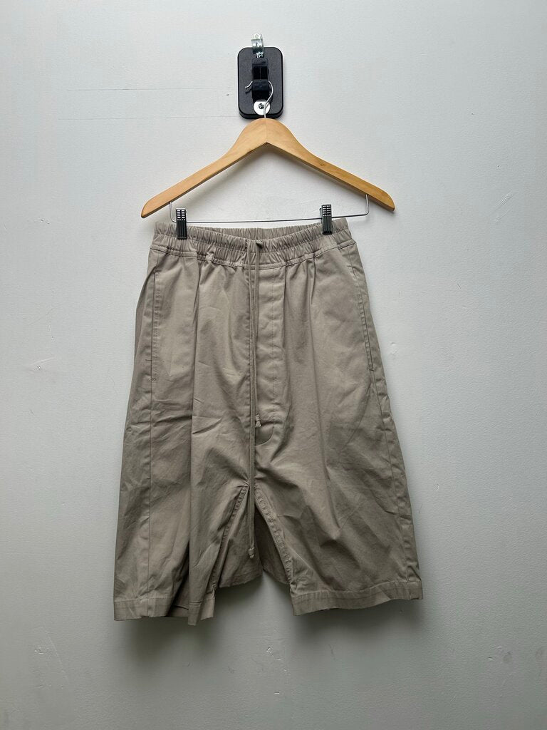 Preowned Rick Owens Lido SS24 Pearl Grey Pod Shorts sz.34