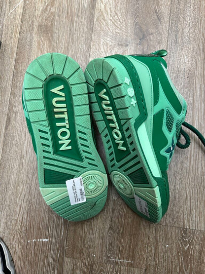 Preowned Louis Vuitton Green Skate Size 6LV (8M) (No Box)