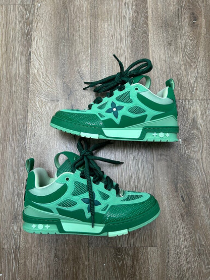 Preowned Louis Vuitton Green Skate Size 6LV (8M) (No Box)