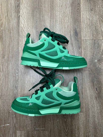 Preowned Louis Vuitton Green Skate Size 6LV (8M) (No Box)