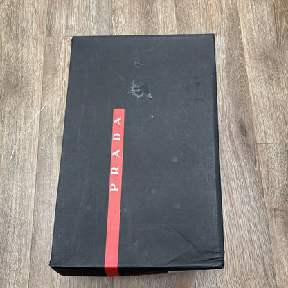 Preowned Prada Cups Orange Patent Sz.8/10M