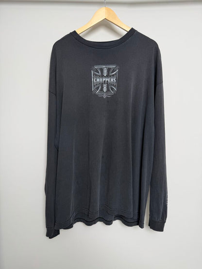 Vintage West Coast Choppers Black L/S size 2XL