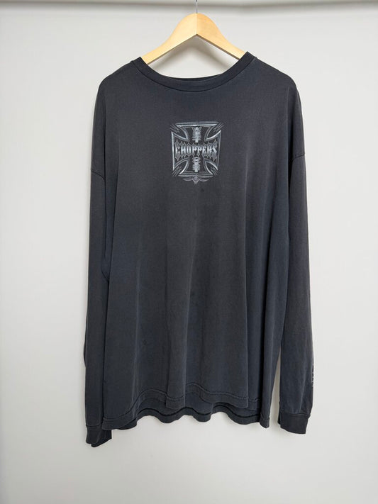 Vintage West Coast Choppers Black L/S size 2XL
