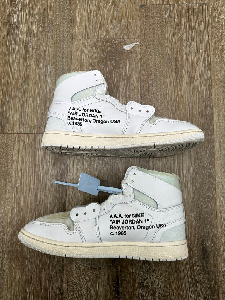 Preowned Jordan 1 Virgil Alask Size 9.5