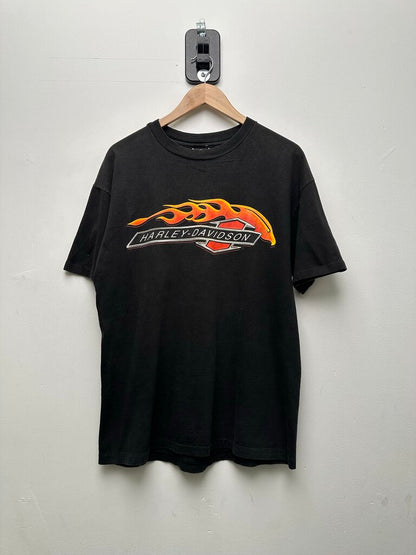 1993 Harley Davidson Flame Tee Sz L