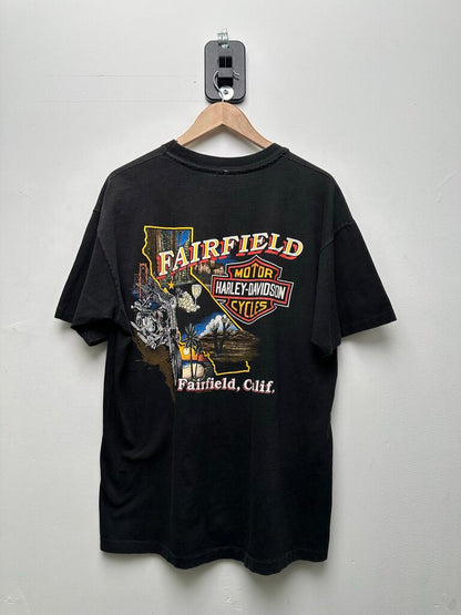 1993 Harley Davidson Flame Tee Sz L