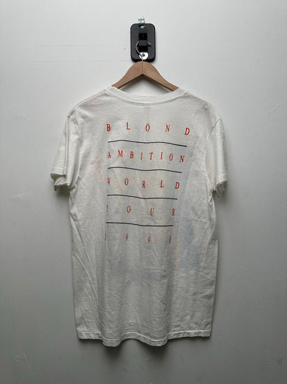 1990 Madonna White Tee Sz L