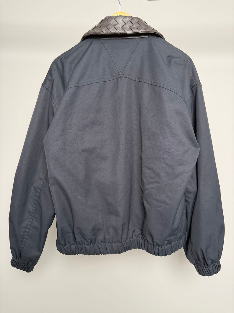 Preowned Bottega Venetta Woven Collar Jacket size 48(M)