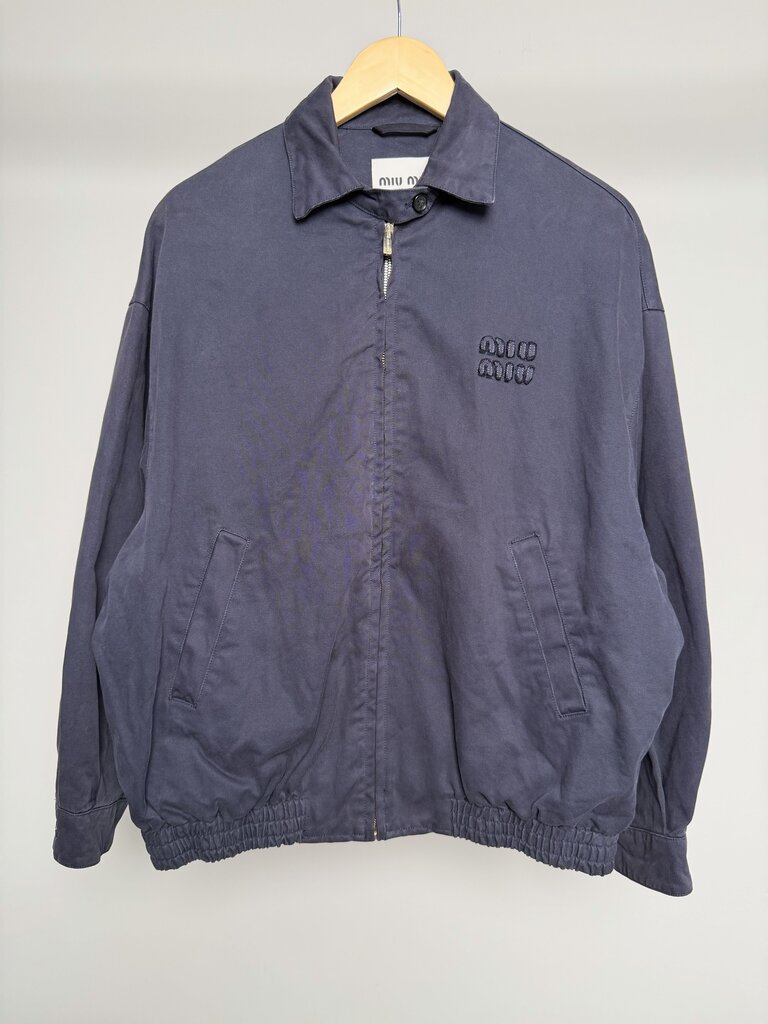 Preowned Miu Miu Navy Work Jacket size 38(M/L)