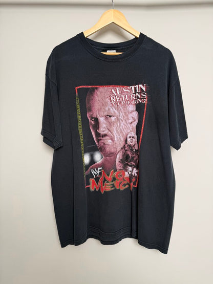 2000 Austin Returns No Mercy Black Tee size XL