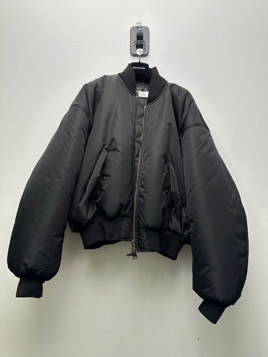 Preowned Balenciaga Black Oversized Bomber sz.S