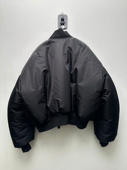 Preowned Balenciaga Black Oversized Bomber sz.S
