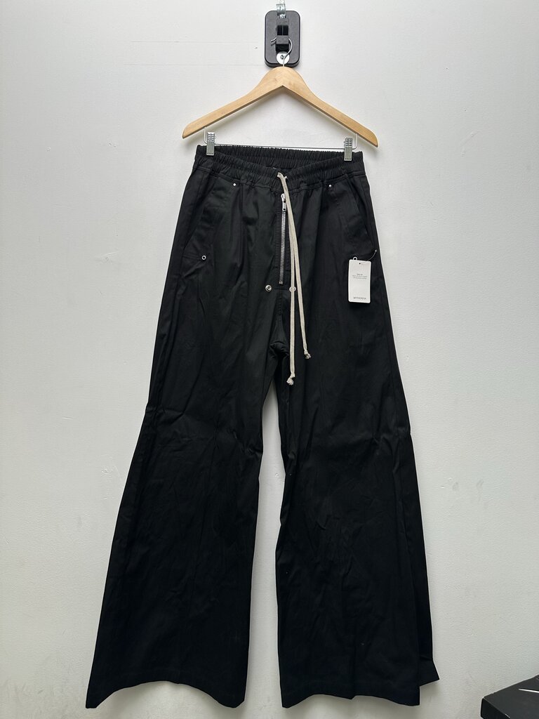 New Rick Owens Porterville FW24 Black Flare Pants sz.40(Medium)