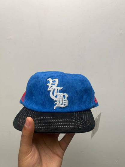 New Vertabrae Blue Suede Hat