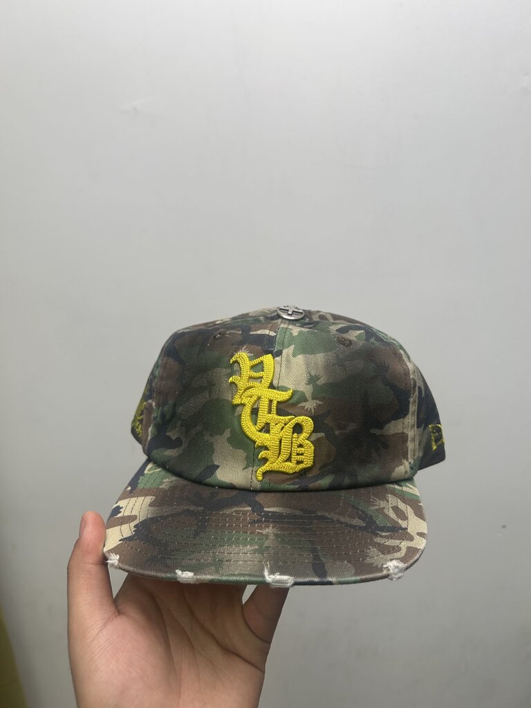 New Vertabrae Camo Yellow Hat